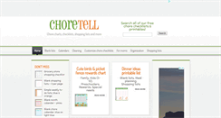 Desktop Screenshot of choretell.com